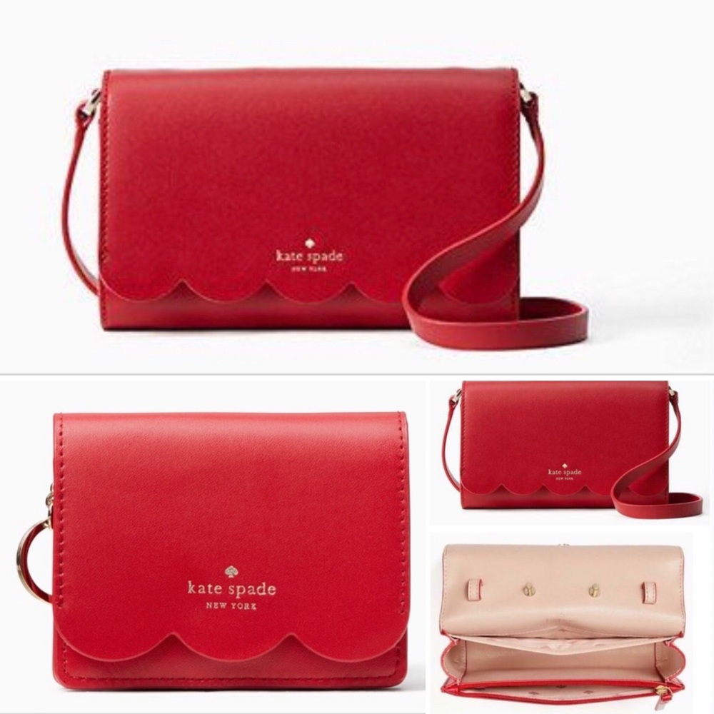 Kate Spade Magnolia Street Red Addison Bag + Piper